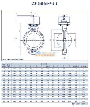 EBRO高性能氣動蝶閥 HP111